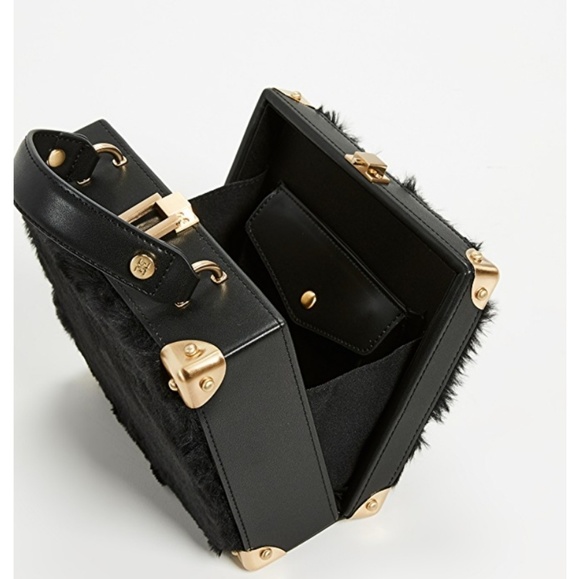 🔥FINAL PRICE🔥NEW SAM EDELMAN PLUSH TRUNK BAG - Picture 5 of 8